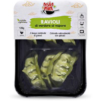 Ravioli di verdure al vapore