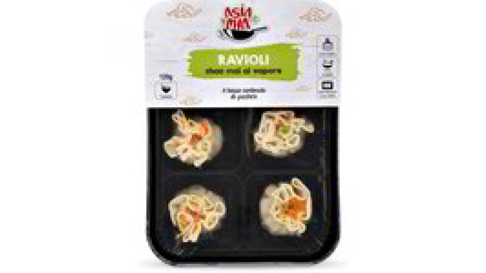 Ravioli shao mai al vapore