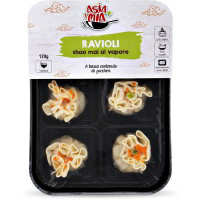 Ravioli shao mai al vapore
