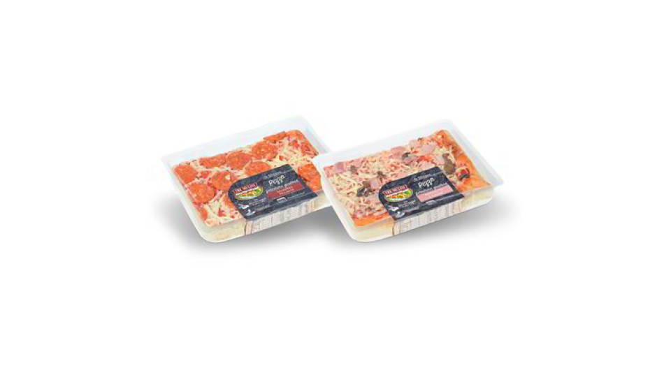 Pizza fresca prosciutto e funghi / salamino piccante