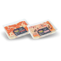 Pizza fresca prosciutto e funghi / salamino piccante