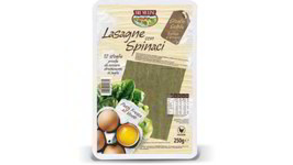 Pasta fresca lasagne con spinaci