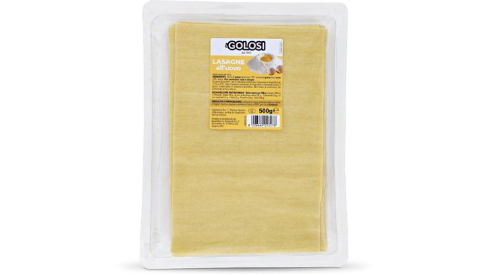 Lasagne fresche all'uovo