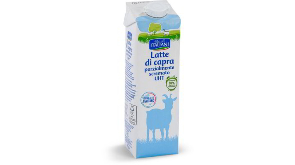 Latte di capra parzialmente scremato UHT