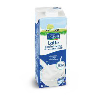 Latte parzialmente scremato UHT a lunga conservazione