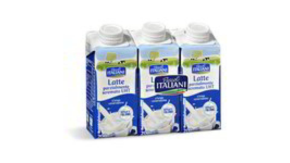 Latte parzialmente scremato UHT a lunga conservazione 3 pezzi