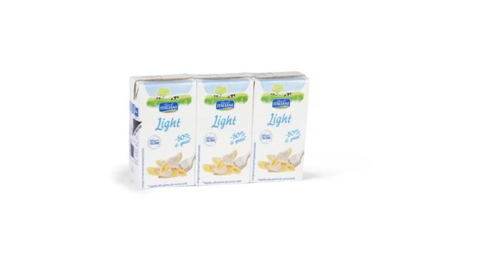Crema per cucinare light