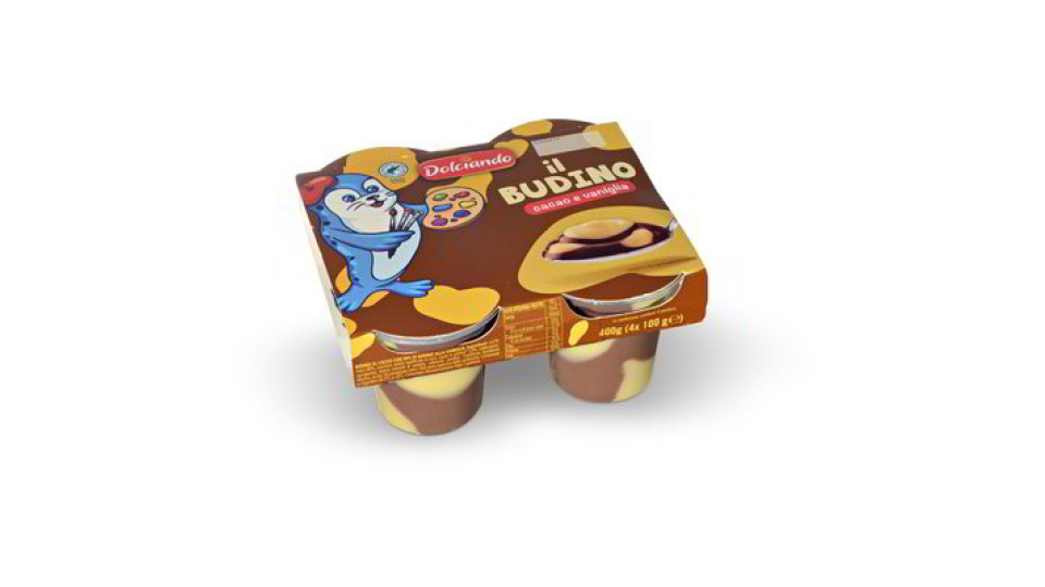 Budino cacao e vaniglia