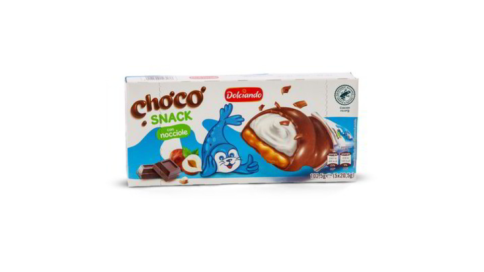 Choco snack con nocciole