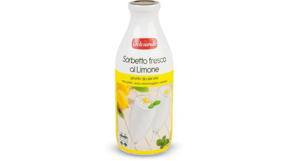 Sorbetto fresco al limone