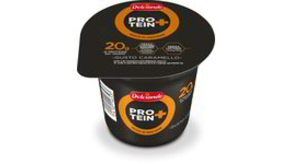 Budino proteico caramello