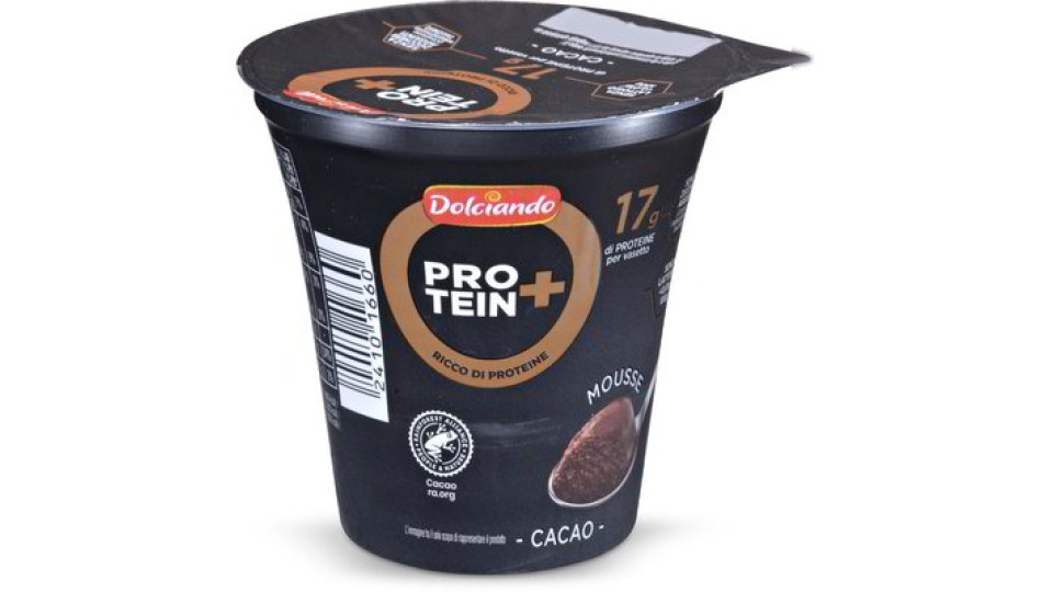 Mousse proteica al cacao