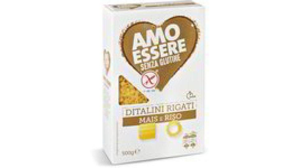 Ditalini rigati mais e riso senza glutine