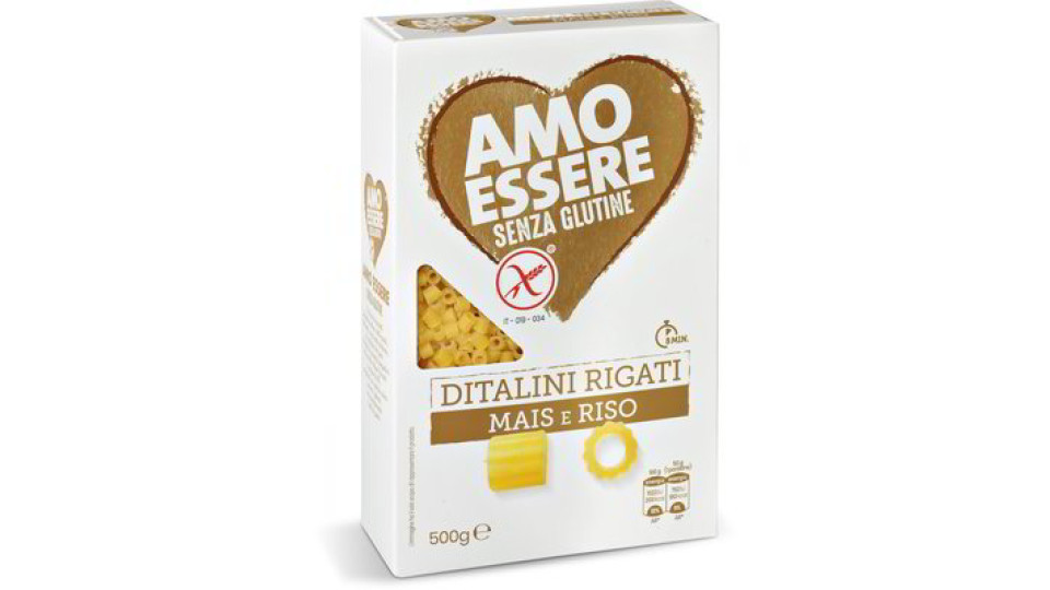 Ditalini rigati mais e riso senza glutine