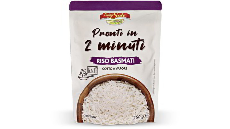 Riso basmati pronto in 2 minuti