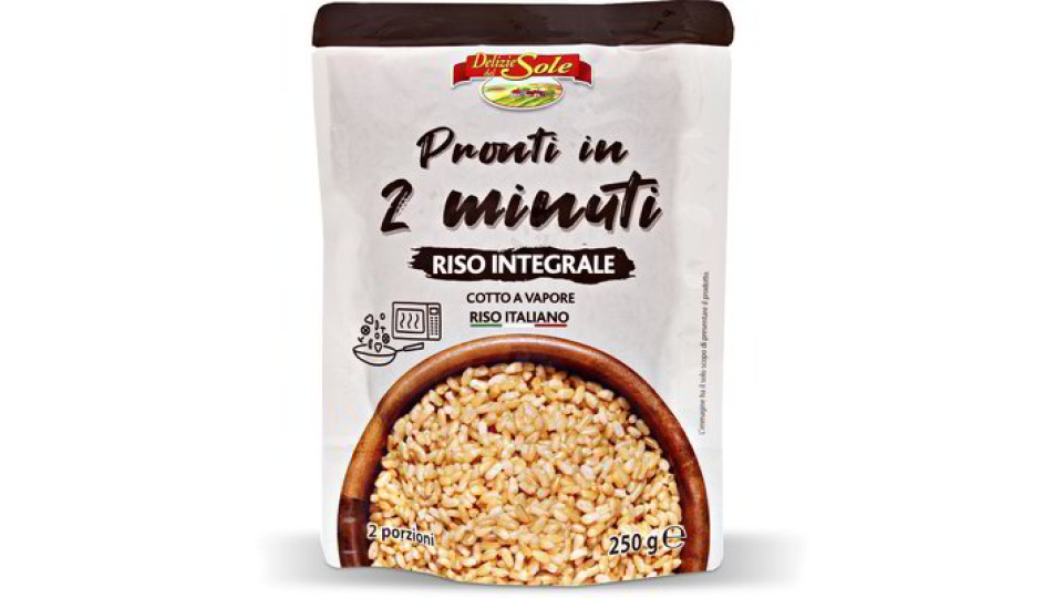 Riso integrale pronto in 2 minuti