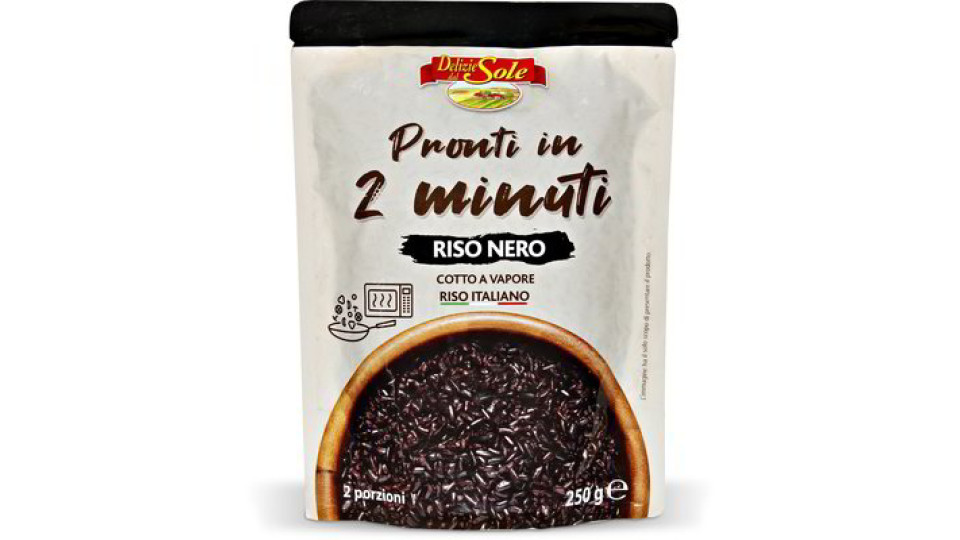 Riso nero integrale pronto in 2 minuti