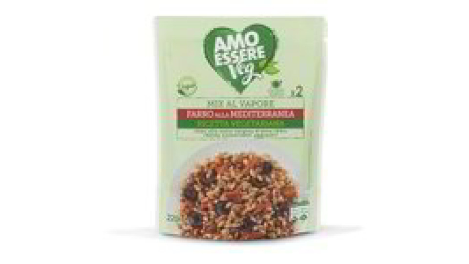 Farro alla mediterranea al vapore