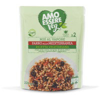 Farro alla mediterranea al vapore