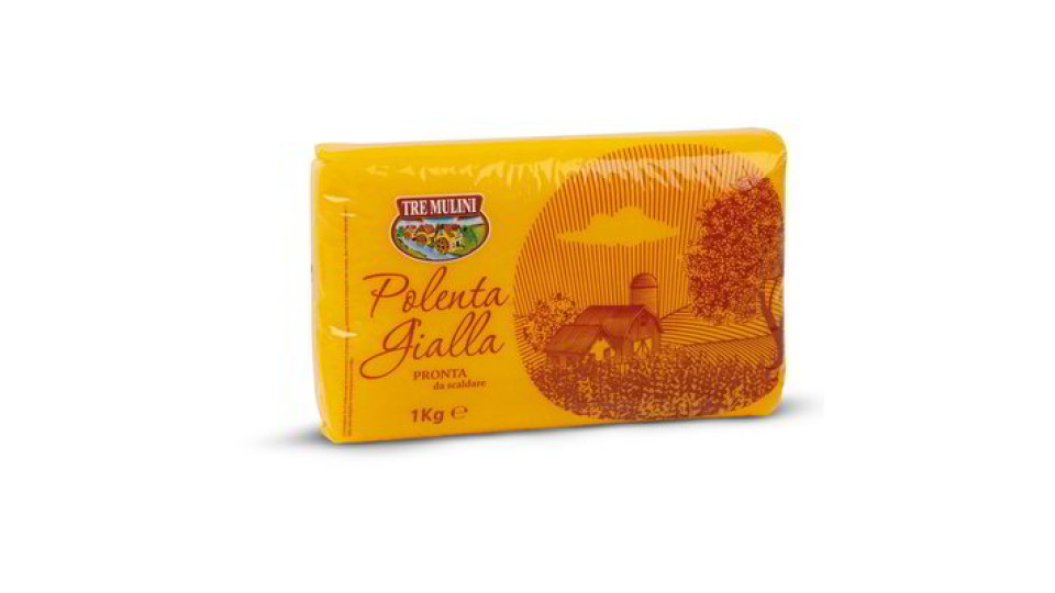 Polenta gialla pronta da scaldare
