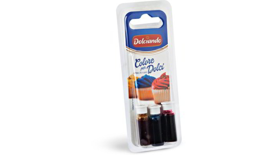 Coloranti per dolci 3 fiale