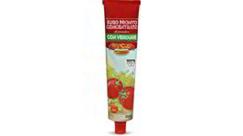 Sugo pronto concentrato di pomodoro con verdure