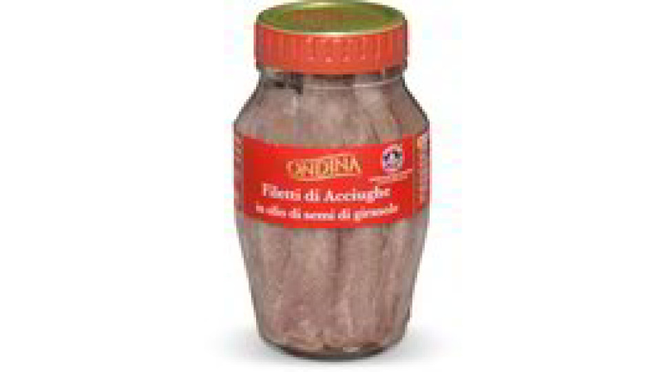 Filetti di acciughe in olio di semi di girasole