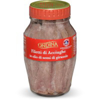 Filetti di acciughe in olio di semi di girasole