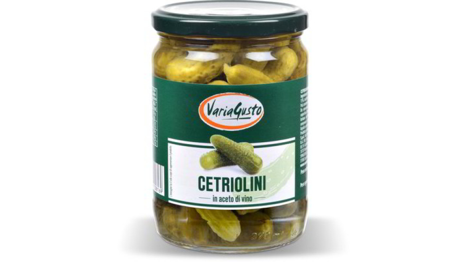 Cetriolini in aceto di vino