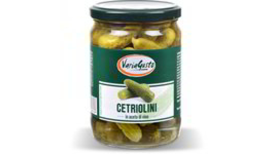 Cetriolini in aceto di vino
