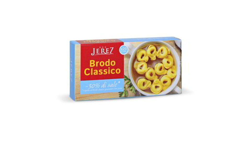 Dado per brodo classico con -30% di sale*
