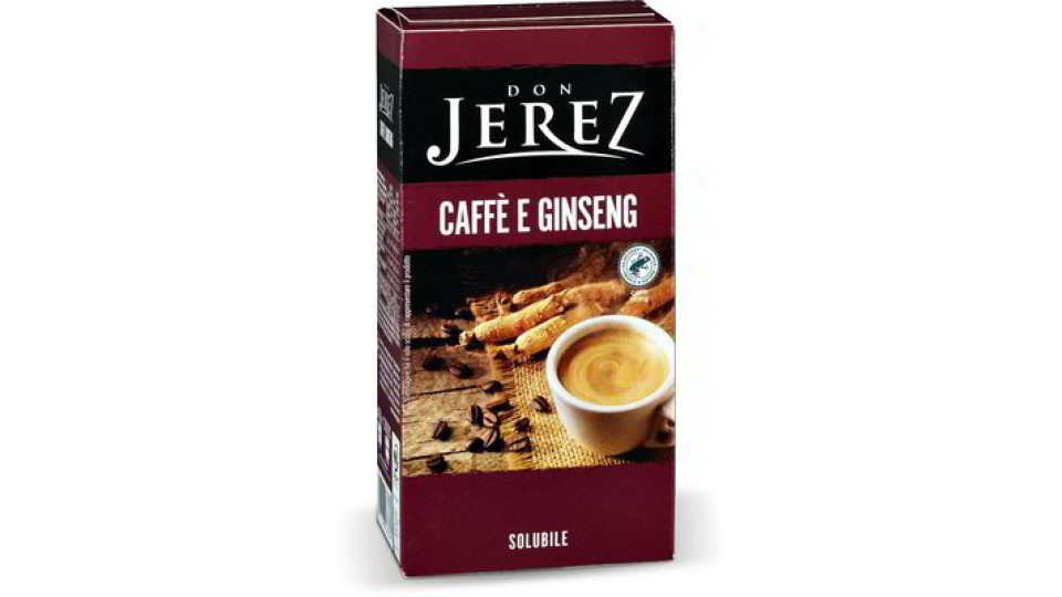 Caffè e ginseng solubile