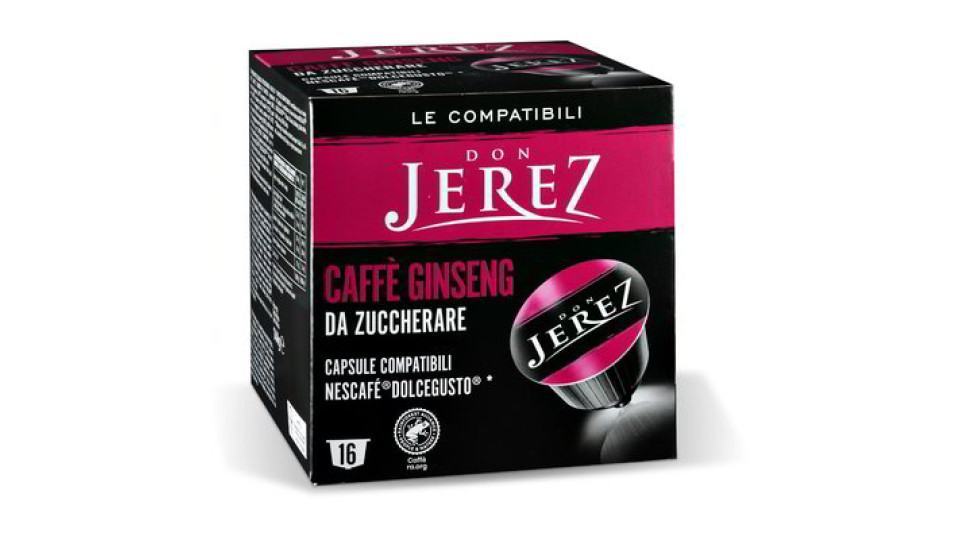 Capsule caffè ginseng da zuccherare compatibili Nescafé ®Dolcegusto® 16pz