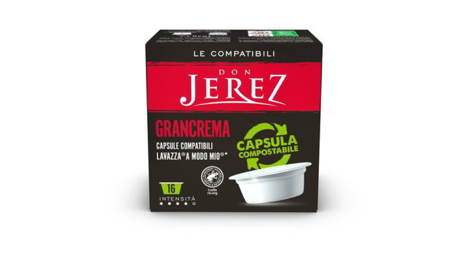 Capsule caffè grancrema compatibili con Lavazza "A MODO MIO" 16 pezzi