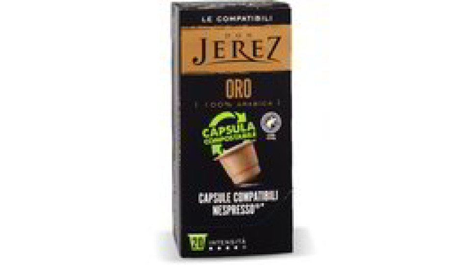 Capsule caffè oro 100% arabica compatibili Nespresso 20 pezzi
