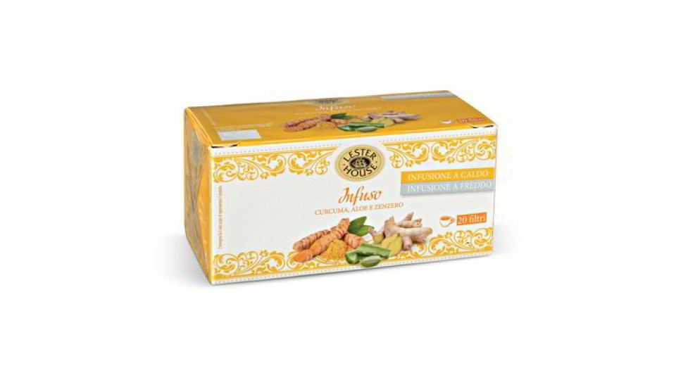 Infuso curcuma, aloe e zenzero