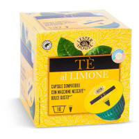 Capsule di preparato solubile per tè al limone 16 pezzi