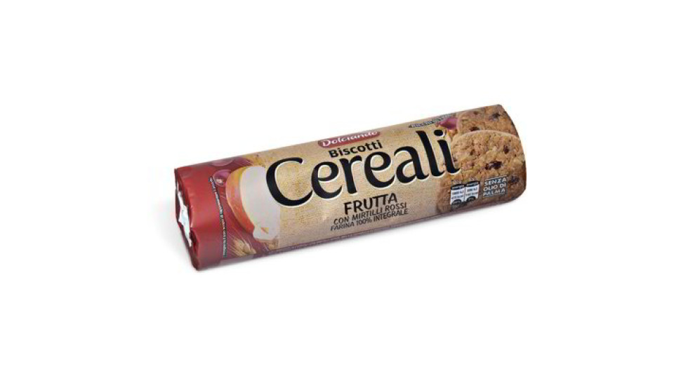 Biscotti ai cereali con mirtilli rossi
