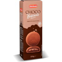 Biscotti ripieni di crema al cacao