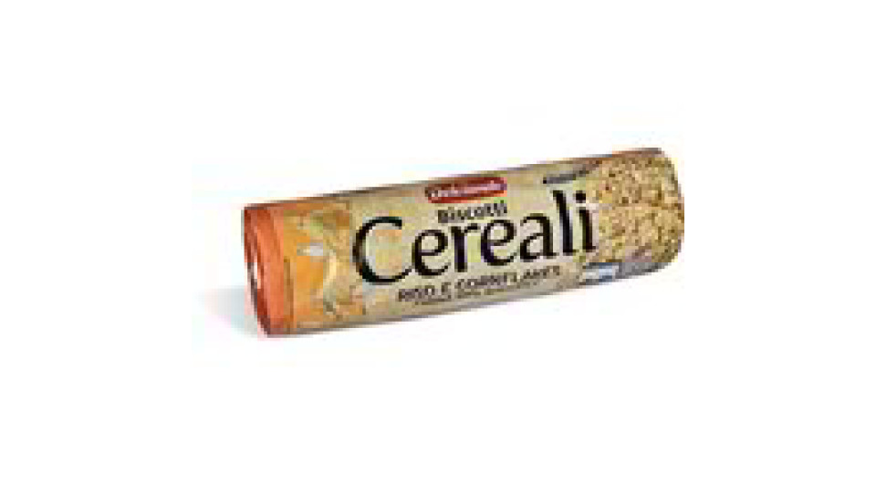 Biscotti ai cerali con riso e cornflakes