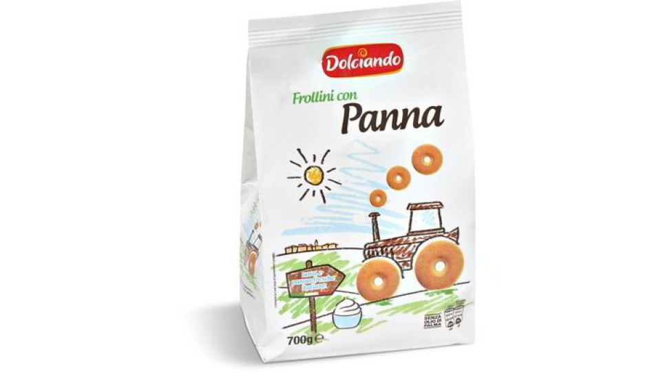 Biscotti frollini con panna