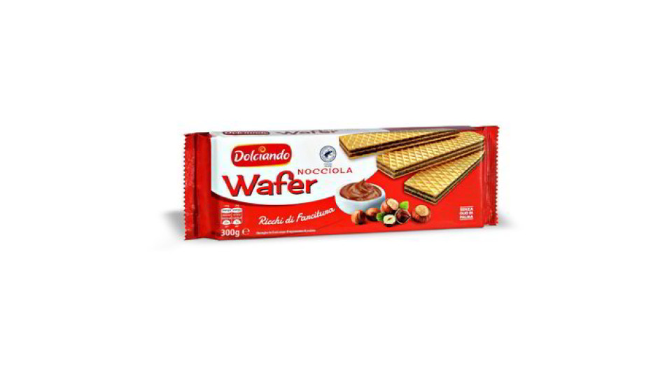 Wafer alla nocciola
