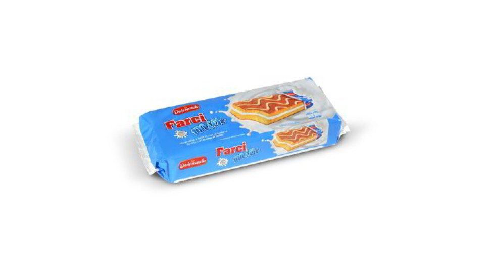 Merendine "Farci Milk" con crema al latte