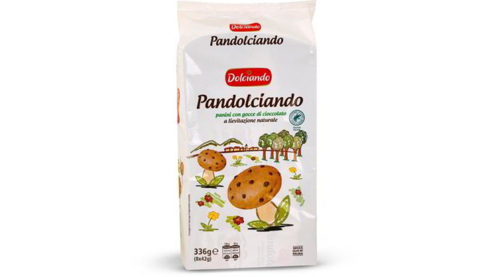Pandolciando panini con gocce di cioccolato
