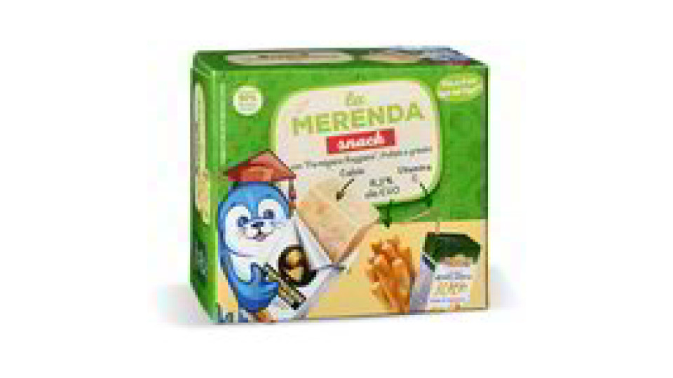 Snack La Merenda con Parmigiano Reggiano, frullato e grissini