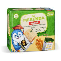 Snack La Merenda con Parmigiano Reggiano, frullato e grissini