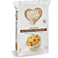Muffin con gocce di cioccolato senza glutine