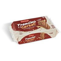 Trancino ai 5 cereali con crema al latte e cacao