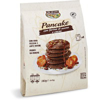 Pancake con farina di avena e cacao