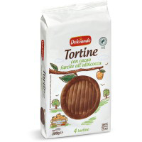 Tortine con cacao farcite all'albicocca